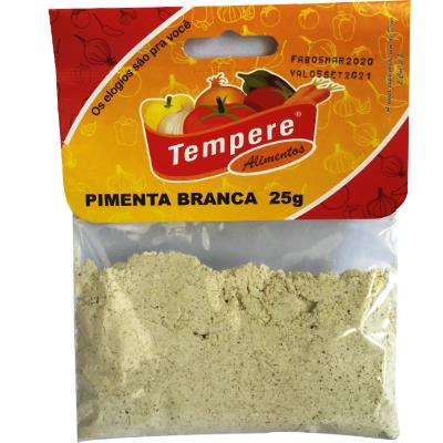 PIMENTA BRANCA TEMPERE 25G