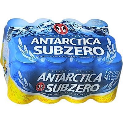 CERVEJA PILSENSUBZERO ANTARCTICA 350ML 12UN