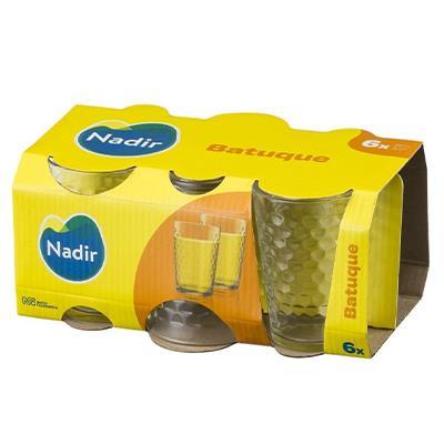 JOGO COPO BATUQUE NADIR 280ML 6UN