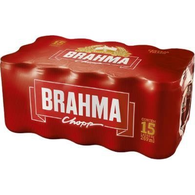 CERVEJA CHOPP BRAHMA 269ML 15UN