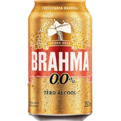 CERVEJA ZERO ÁLCOOL BRAHMA 350ML