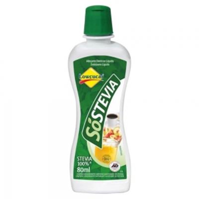 Adoçante Só Stevia Liq 80ml Lowcucar