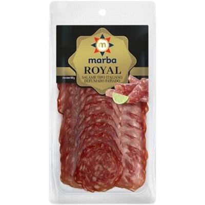 SALAME TIPO ITALIANO DEFUMADO FATIADO MARBA 100G