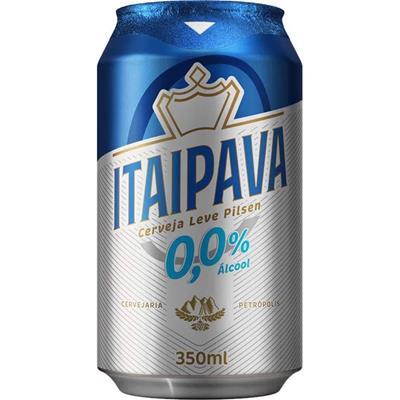 CERVEJA LEVE PILSEN SEM ÁLCOOL ITAIPAVA 350ML