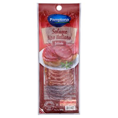 SALAME ITALIANO FATIADO PAMPLONA 100G