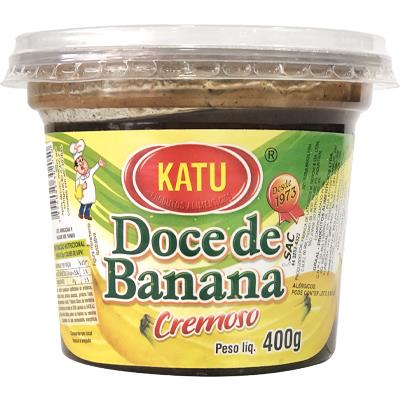 Doce Cremoso de Banana 400g (Caixa com 6 unidades) - Momentos Bom Princípio  Alimentos