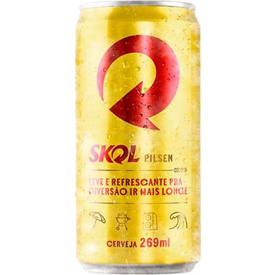 CERVEJA PILSEN SKOL 269ML