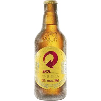 CERVEJA PILSEN RETORNÁVEL SKOL 300ML