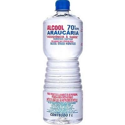 ÁLCOOL ETÍLICO HIDRATADO 70° INPM ARAUCÁRIA 1L