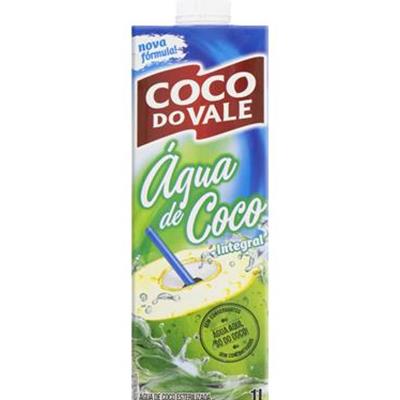 ÁGUA DE COCO ESTERILIZADA INTEGRAL COCO DO VALE 1L