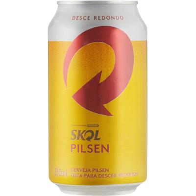 CERVEJA PILSEN SKOL 350ML