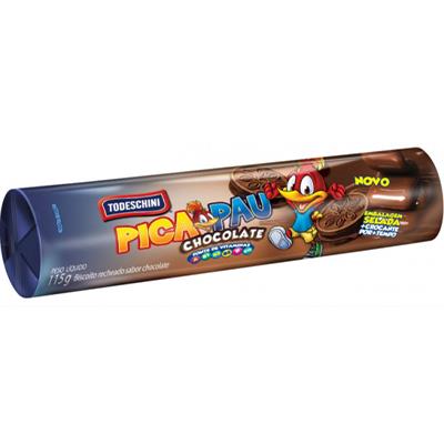 BISCOITO RECHEADO CHOCOLATE TODESCHINI 115G