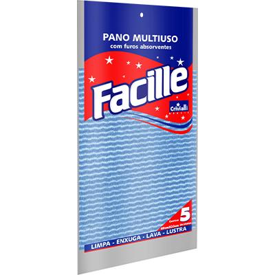 PANO MULTIUSO AZUL FACILLE 5UN