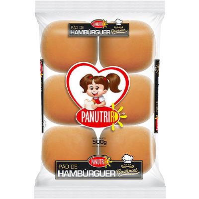 PÃO HAMBURGUER GOURMET PANUTRIR 500G