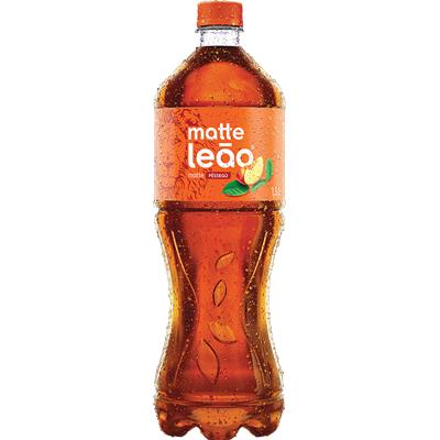 CHÁ MATE COM SUCO DE PÊSSEGO MATTE LEÃO 1,5L