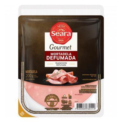 MORTADELA DEFUMADA FATIADA GOURMET SEARA 200G