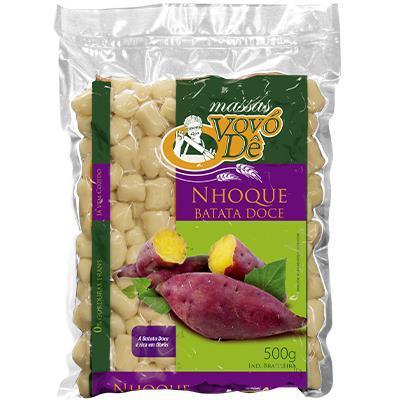 MASSA NHOQUE BATATA DOCE VOVÓ DÊ 500G