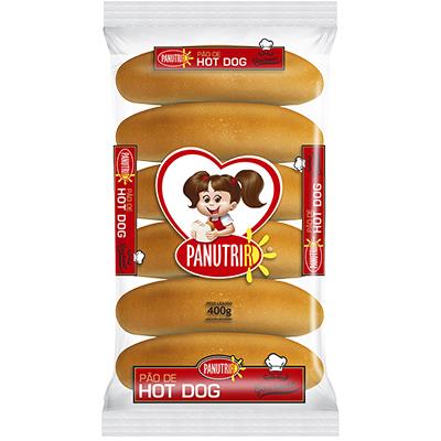 PÃO PARA HOT DOG PANUTRI 400G 