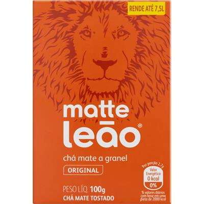 CHÁ MATE TOSTADO A GRANEL ORIGINAL MATTE LEÃO 100G