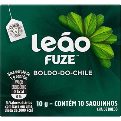 CHÁ DE BOLDO-DO-CHILE FUZE LEÃO 10G 10UN