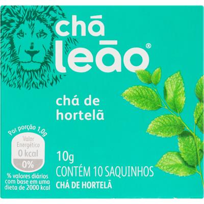 CHÁ DE HORTELÃ LEÃO 10G 10 UNIDADES