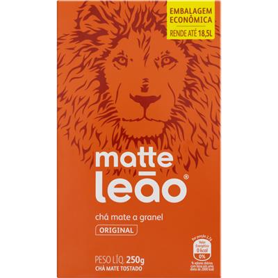 CHÁ MATE TOSTADO A GRANEL ORIGINAL MATTE LEÃO 250G