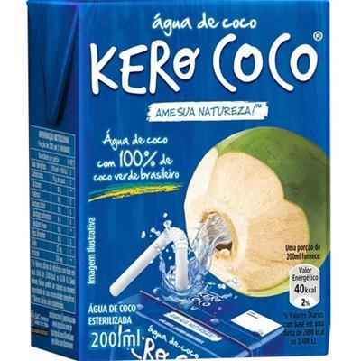 ÁGUA DE COCO ESTERILIZADA KERO COCO 200ML