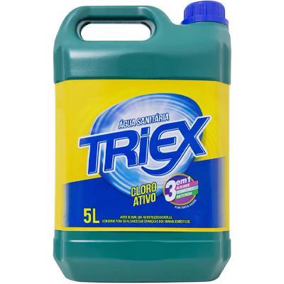 ÁGUA SANITÁRIA VERDE COM CLORO ATIVO TRIEX 5L