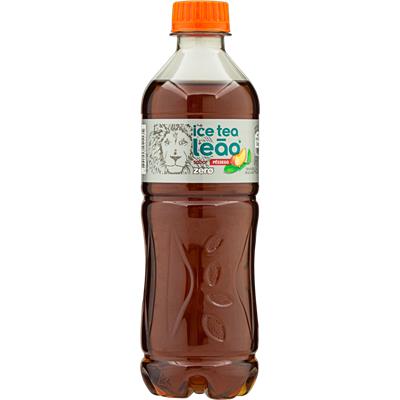CHÁ PRETO COM PÊSSEGO ZERO ICE TEA LEÃO 450ML