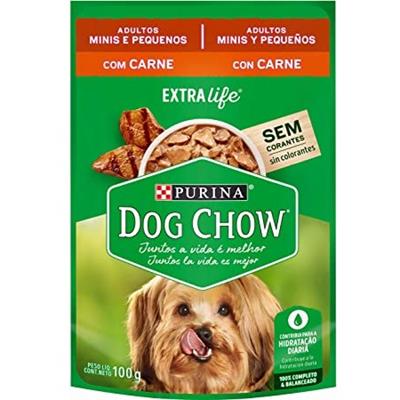 RAÇÃO ÚMIDA CARNE DOG CHOW 100G