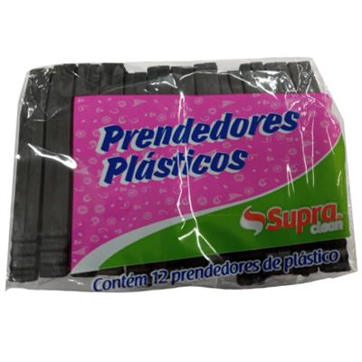 PRENDEDORES PLÁSTICO SUPRA 12UN