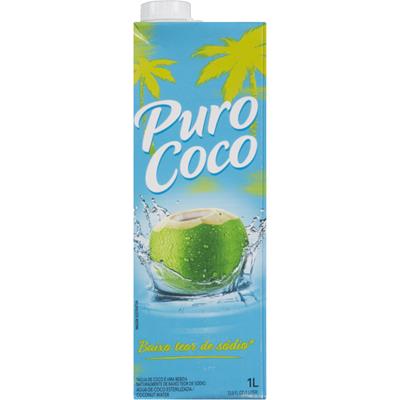 ÁGUA DE COCO ESTERILIZADA PURO COCO 1L