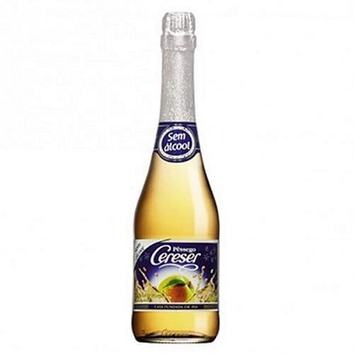 SIDRA ESPUMANTE CERESER PÊSSEGO SEM ÁLCOOL 660ML