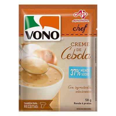 CREME DE CEBOLA 37% MENOS SÓDIO CHEF VONO 58G