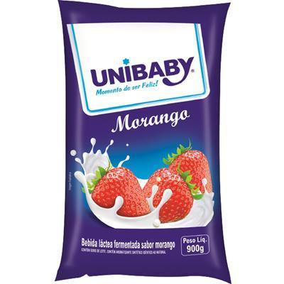 BEBIDA LÁCTEA SABOR MORANGO UNIBABY 900G