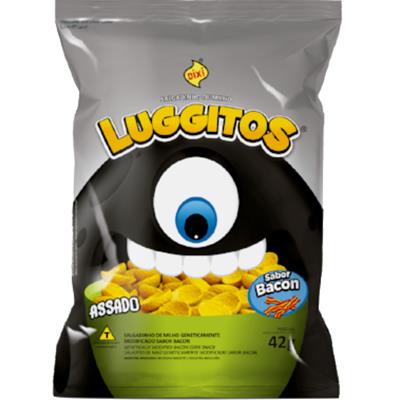 SALGADINHO DE MILHO SABOR BACON LUGGITOS 42G