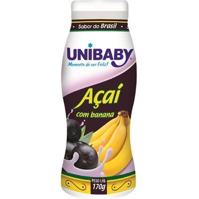 BEBIDA LÁCTEA SABOR AÇAÍ COM BANANA UNIBABY 170G