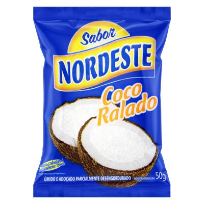 COCO RALADO ÚMIDO ADOÇADO SABOR NORDESTE 50G