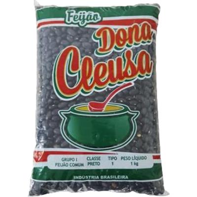 FEIJÃO COMUM PRETO TIPO 1 DONA CLEUSA 1KG