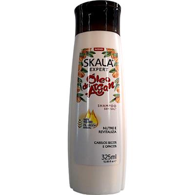 SHAMPOO SEM SAL COM ÓLEO DE ARGAN SKALA 325ML