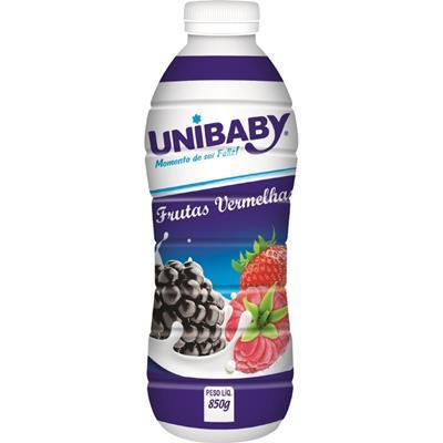 IOGURTE SABOR FRUTAS VERMELHAS UNIBABY 850G