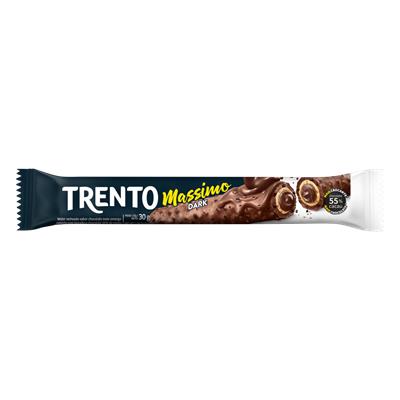 WAFER CHOCOLATE MEIO AMARGO 55% CACAU TRENTO 30G
