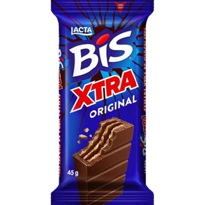 WAFER DE CHOCOLATE XTRA ORIGINAL BIS LACTA 45G - SUPERMERCADO ALVORADA