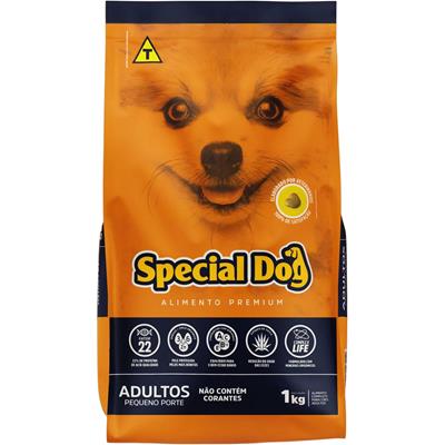 RAÇÃO SECA PARA CÃO ADULTO SPECIAL DOG 1KG