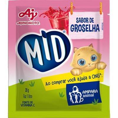 SUCO EM PÓ SABOR GROSELHA MID 20G