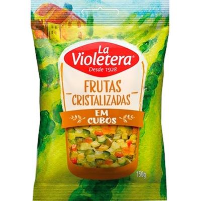 FRUTAS CRISTALIZADAS EM CUBOS LA VIOLETERA 150G