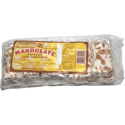 TORRONE ESPECIAL COM CASTANHA MANDOLATE 160G