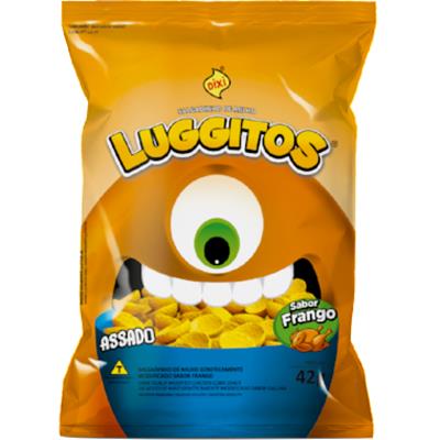 SALGADINHO DE MILHO SABOR FRANGO LUGGITOS 42G