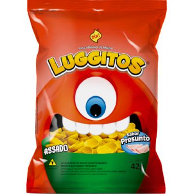 SALGADINHO DE MILHO SABOR PRESUNTO LUGGITOS 42G
