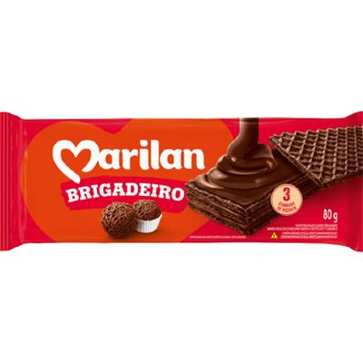 BISCOITO WAFER SABOR BRIGADEIRO MARILAN 80G